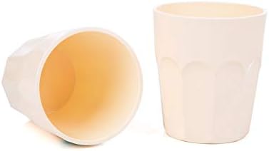 Unbreakable Reusable Glass Drinking Cups for Parties BBQ - Set of 4