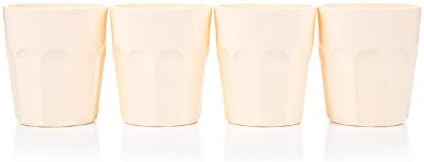 Unbreakable Reusable Glass Drinking Cups for Parties BBQ - Set of 4