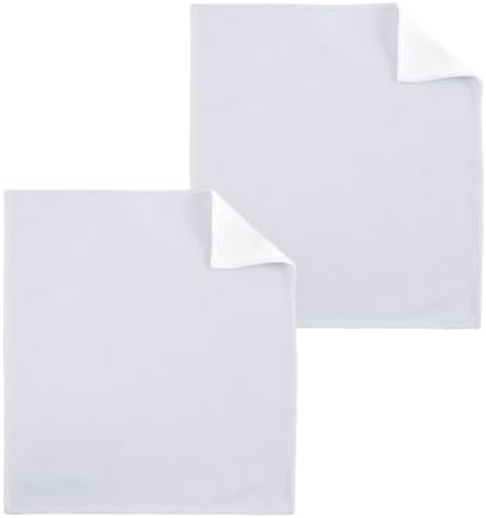 Two Soft 12x12 Washcloths for Hand and Face