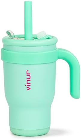 VINUR Kids 14 Oz Tumbler Like a Genius Sipper Tumbler