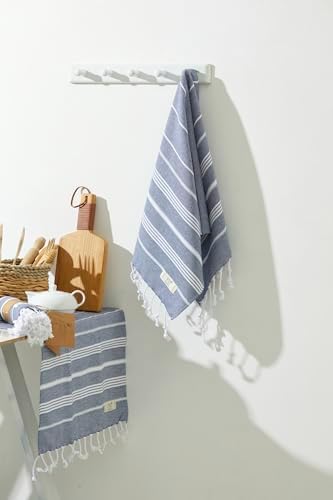Indigo Delight Set of 2 Turkish Hand Towels