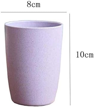 5-Pack Reusable Wheat Straw Tumbler