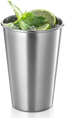 Sturdy 500ml Stainless Steel Juice Cup for Hot Cold Drinks
