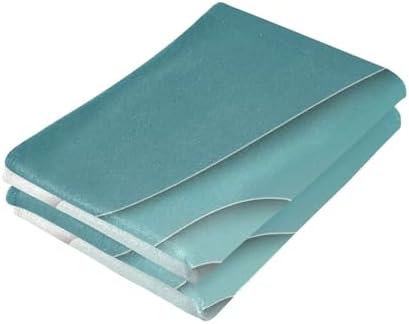 Turquoise Brown Cream Gradient Hand Towels Set of 2