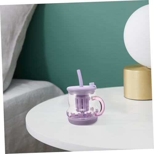 Stylish Glass Tumbler with Handle for Tea Coffee