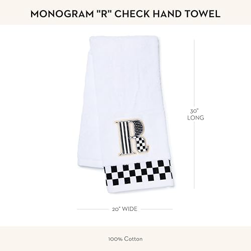 Mackenzie-Childs Monogram Hand Towel Cute Functional