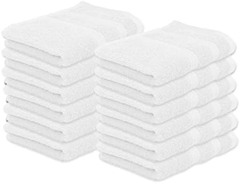 Kaufman Premium Washcloth Set of 12 13x13 Inches