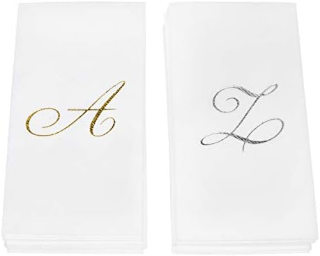 Monogrammed Disposable Hand Towels for Guests