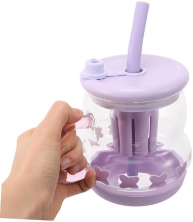 Stylish Glass Tumbler with Handle for Tea Coffee