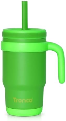 Ergonomic Kids Tumbler Double-Insulated Steel BPA-Free Safe for Toddlers