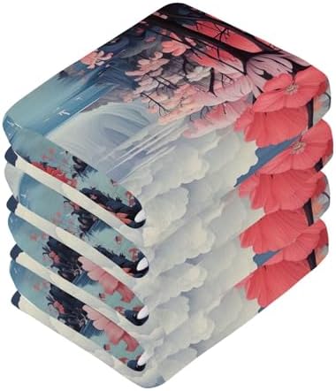 Beautiful Flower Washcloth Set