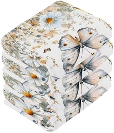 Xigua Wildflowers Multi-Purpose Washcloth Set for Fast Drying