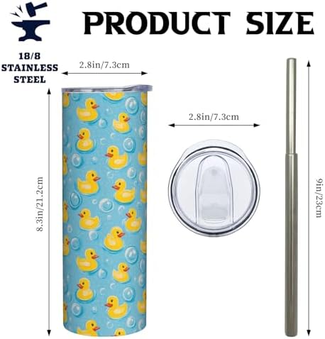 Turamurra 20oz Stainless Steel Tumbler with Lid and Straw