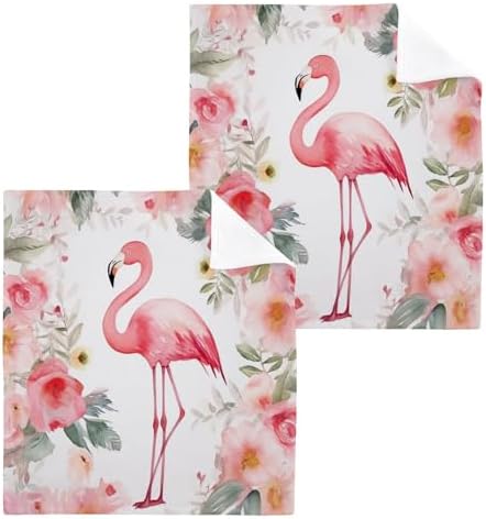 Pink Flamingo Washcloth Set - 2-Pack