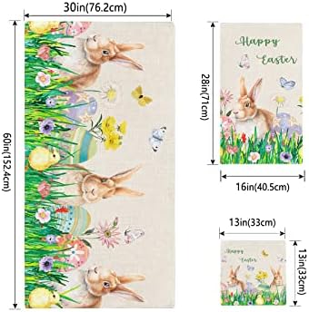 Easter-Themed bath towel set with soft and absorbent towels