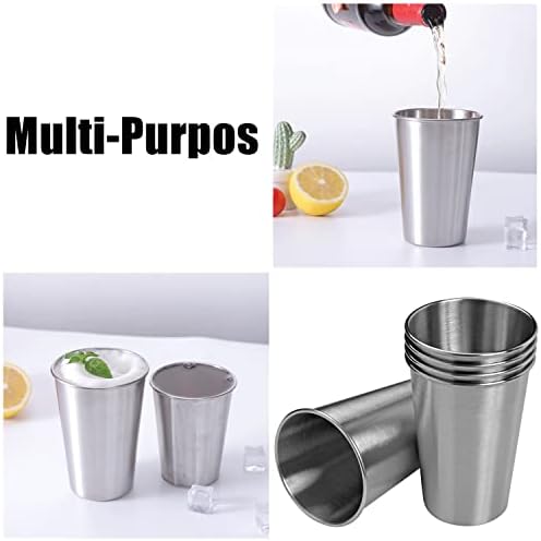 Stainless Steel Cups 18oz Set 5Pcs