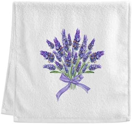 Elegant Lavender at Home bath towels