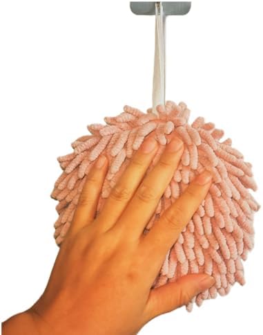 Chenille Hand Towel Set of 2 with Hanging Loops