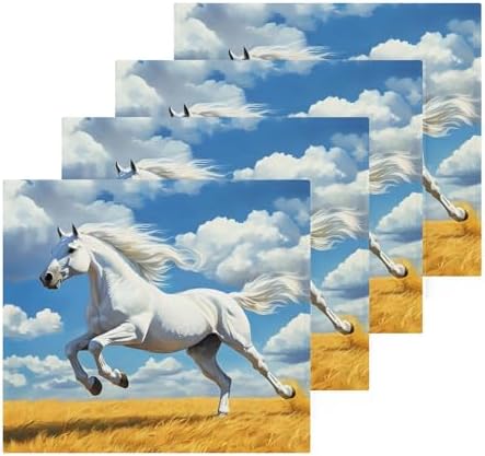 Xigua Horse Galloping Washcloths Set