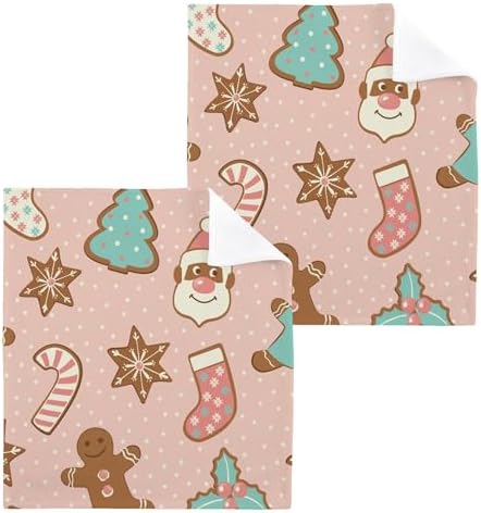 Xigua Christmas Face Towels Set Fast Drying Non-Toxic Multi-Purpose