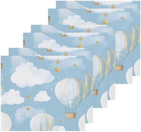 Hot Air Balloon Washcloths