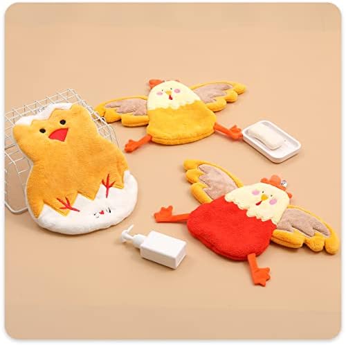 3-Pack Cute Hand Bath Towels