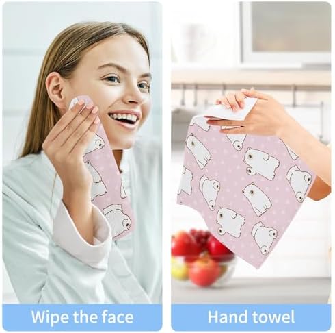 Perfect Multi-Purpose Cartoon Bear Washcloths Face Hand Body Multi-Pack