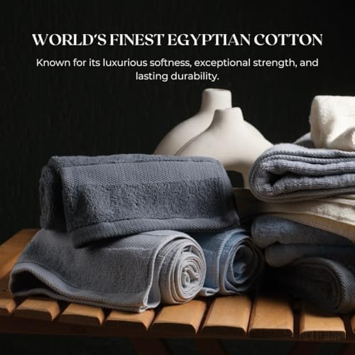 Lux Thread Egyptian Cotton 3-Piece Towel Set - Ultra Soft Durable