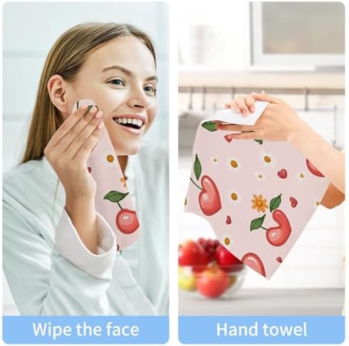 Xigua Cute Flower Washcloth Set - 2-12 X 12 Inch