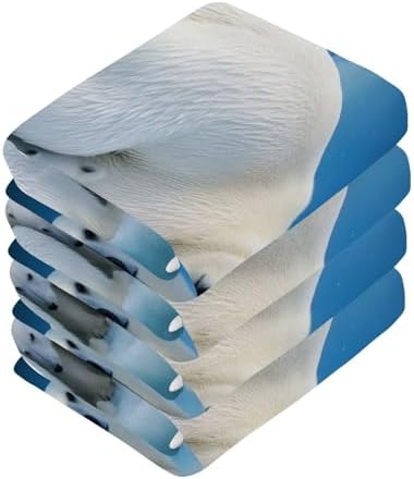 Cute 12x12 Polar Bear Washcloth Soft cotton 10