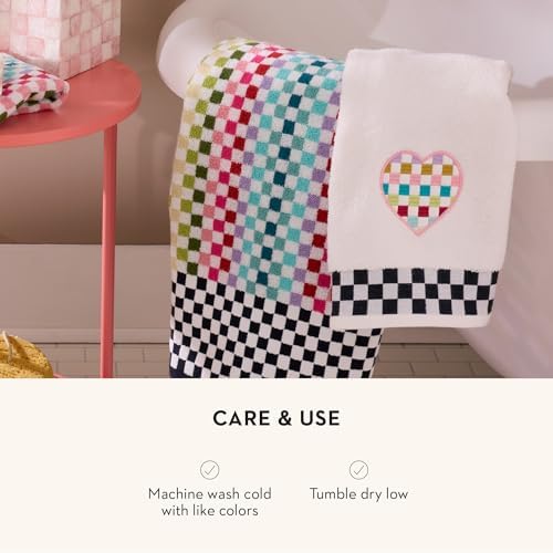 Cutie Rainbow Micro Check Hand Towel