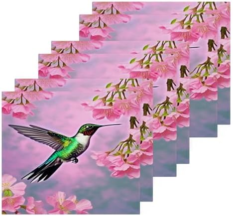 YETTASBIN Hummingbird Washcloths 2 Pack