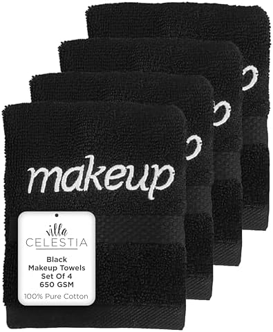 Villa Celestia Luxury Reusable 4-Piece Makeup Remover Set for Face