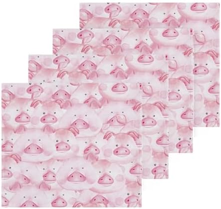 Fast Drying Pigs Washcloth Set