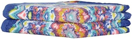 Peach Oak Tribal Medallion Washcloths 10-Piece Set Eco-Friendly Durable