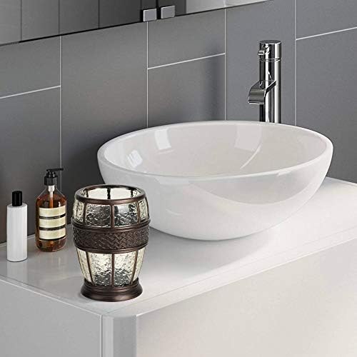 Nu Steel Resin Ice Tumbler Cup for Bathroom Storage