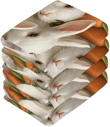 Luxurious Rabbit Washcloth Set for Babies and Kids