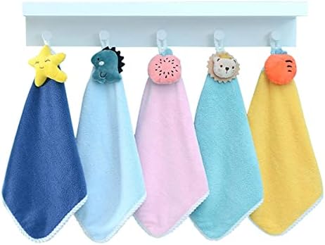 Adorable 5-Pack Hand Towels for Kids