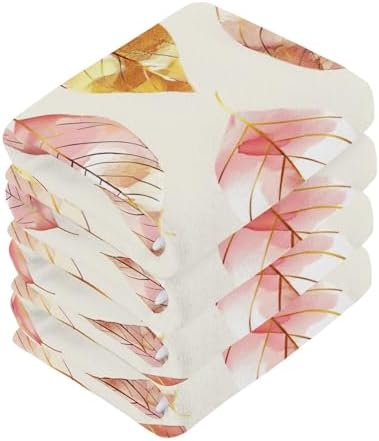 Xigua Leaves Washcloth Set for Fast Drying Effective Cleaning 2-12 x12inch