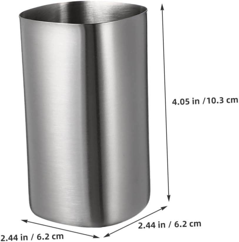 Sturdy Stainless Steel Pint Cups Stackable Metal Cups for Coffee Drinks