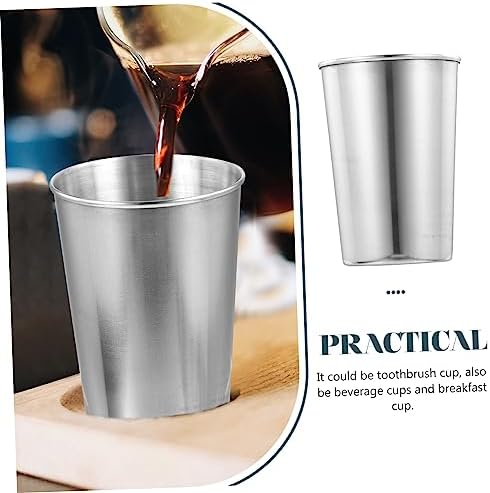 Stainless Steel Toothbrush Tumbler 180ml Strategically Placed for Daily Care
