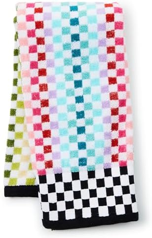 Cutie Rainbow Micro Check Hand Towel