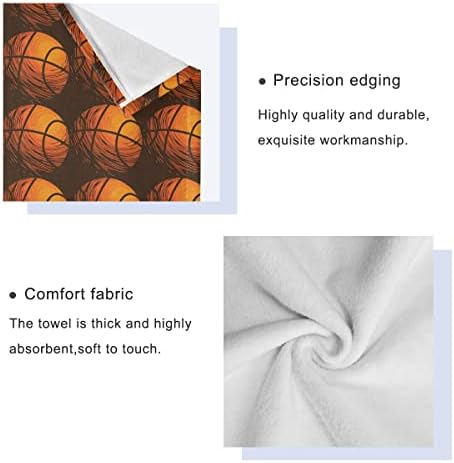 DOMIKING 3-Piece Sport Basketball Towels