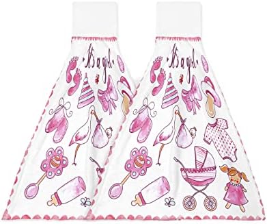 Space-Saving Kitchen Hand Towels with Hook and Loop Closure