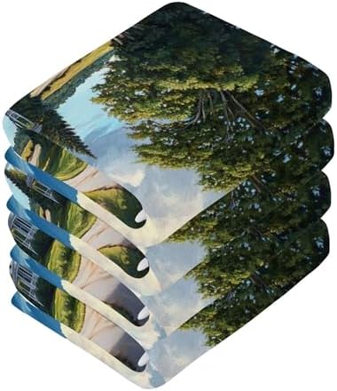 Sleek Design Fast Dry - xigua Green Tree Washcloth Set