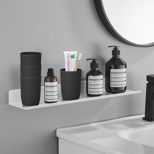 AstraLoom 4-Piece Unbreakable Bathroom Tumblers Toothbrush Organizer