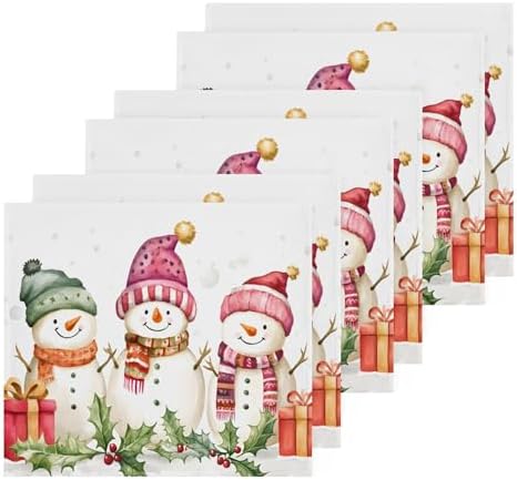 Charming Christmas Washcloth Set - Multi-Use Soft Absorbent Durable