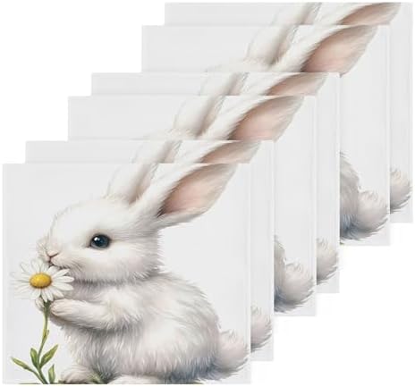 Kigai Bunny with Daisy 2 Pack Washcloths 1