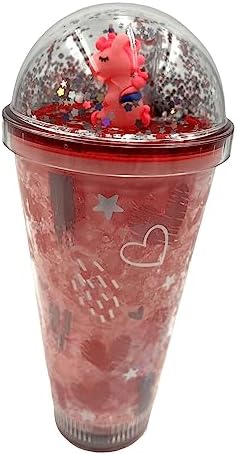 Unicorn LED Light Up Cup with Straw 16oz