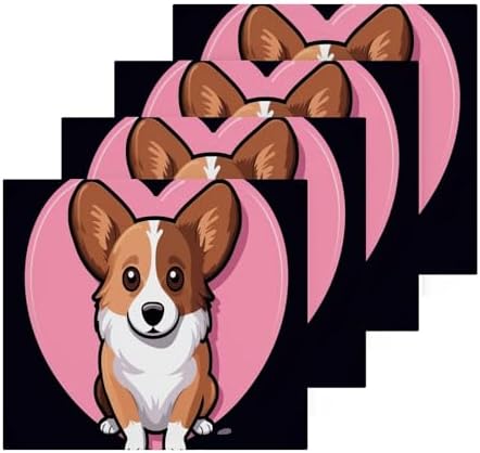 Corgi Dog Washcloth Set